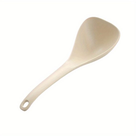 Injection Molding Alloy Spoon Rice Spoon Soup Spoon, Non-Stick Pan Rice Spoon Porridge Spoon, Deepening Spoon High Temperature Resistant Drop Resistant